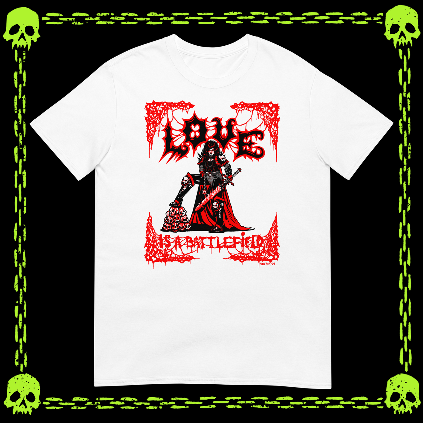 LOVE IS A BATTLEFIELD T-SHIRT