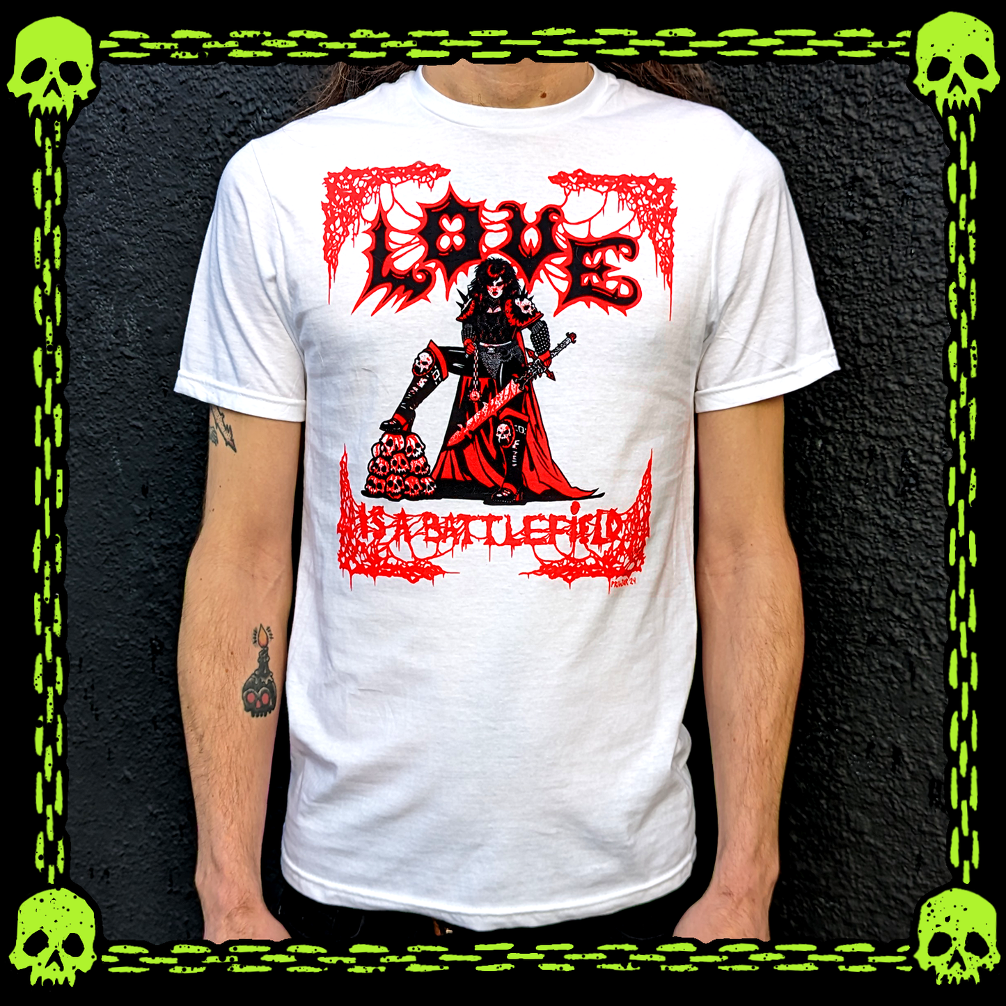 LOVE IS A BATTLEFIELD T-SHIRT