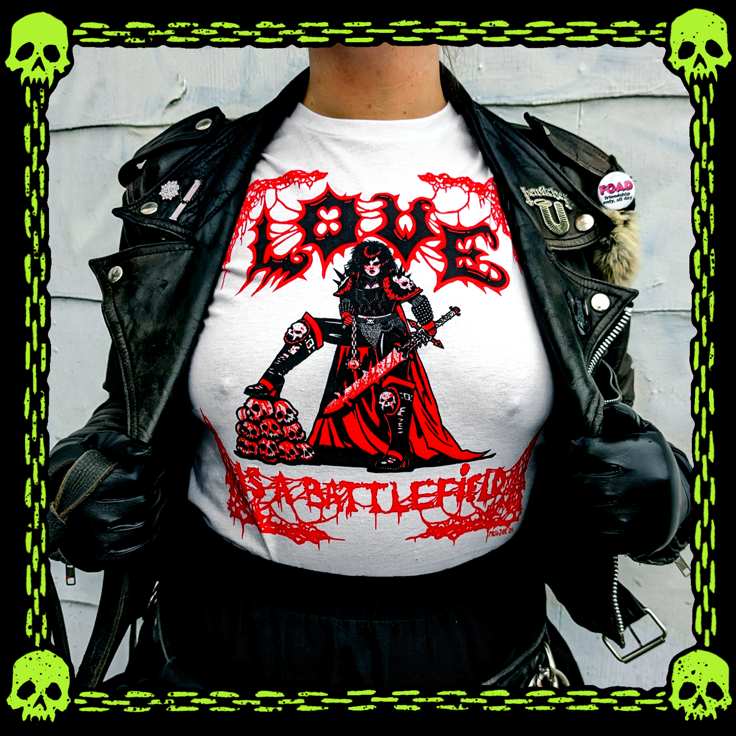 LOVE IS A BATTLEFIELD T-SHIRT