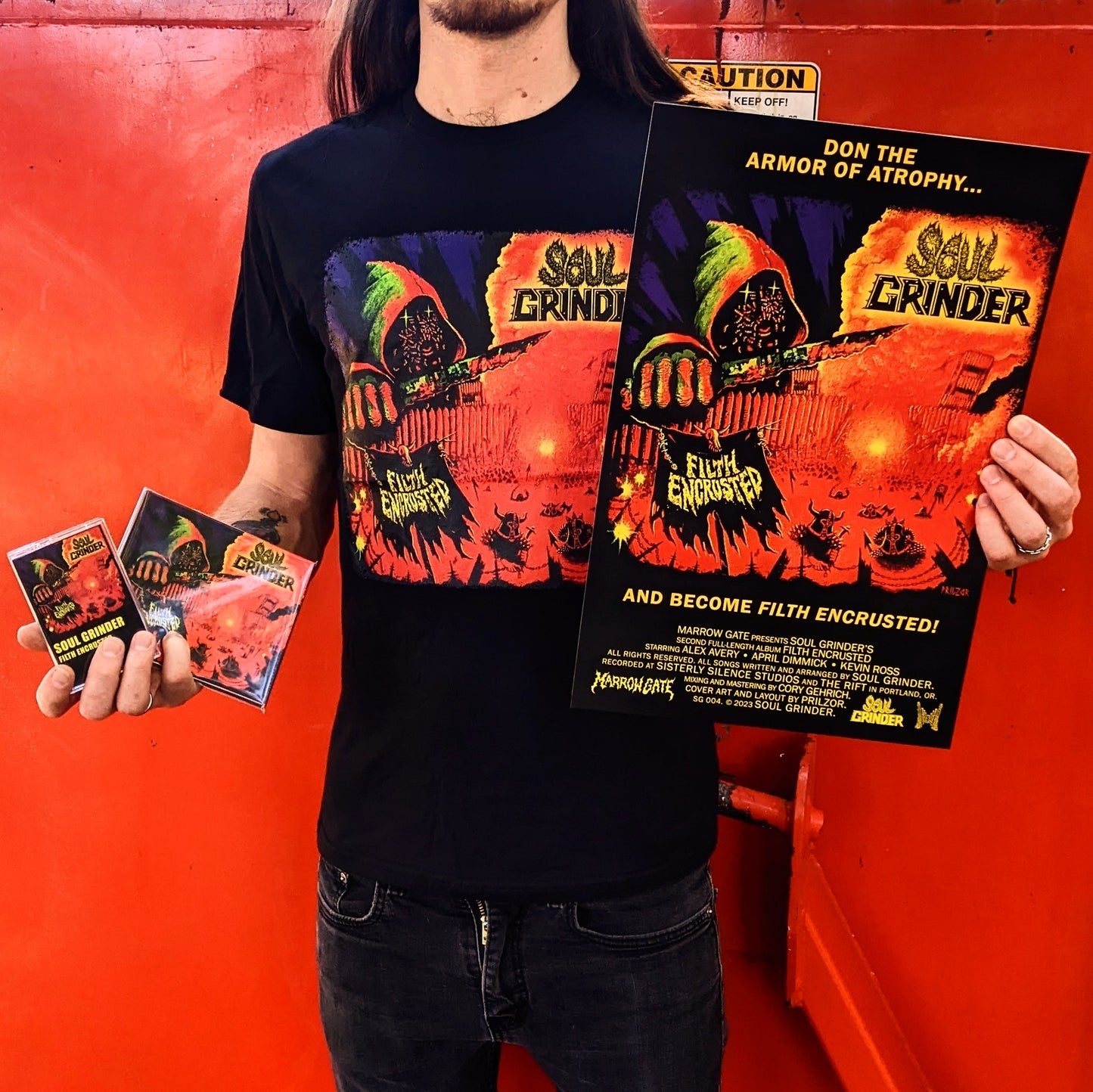 SOUL GRINDER FILTH ENCRUSTED T-SHIRT