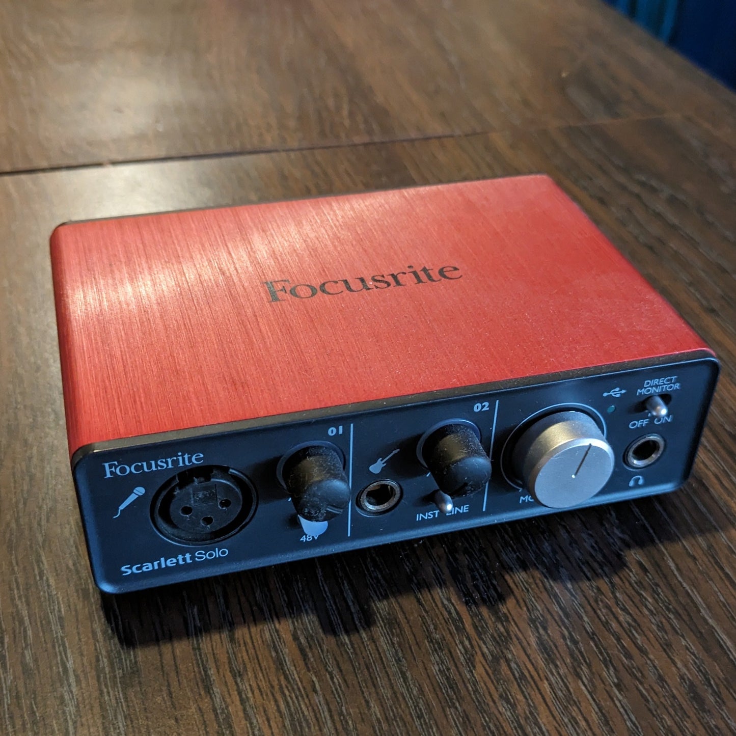 FOCUSRITE SCARLETT SOLO USB 2.0 AUDIO INTERFACE