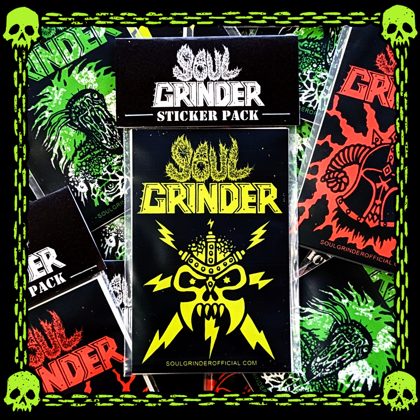 SOUL GRINDER STICKER PACK