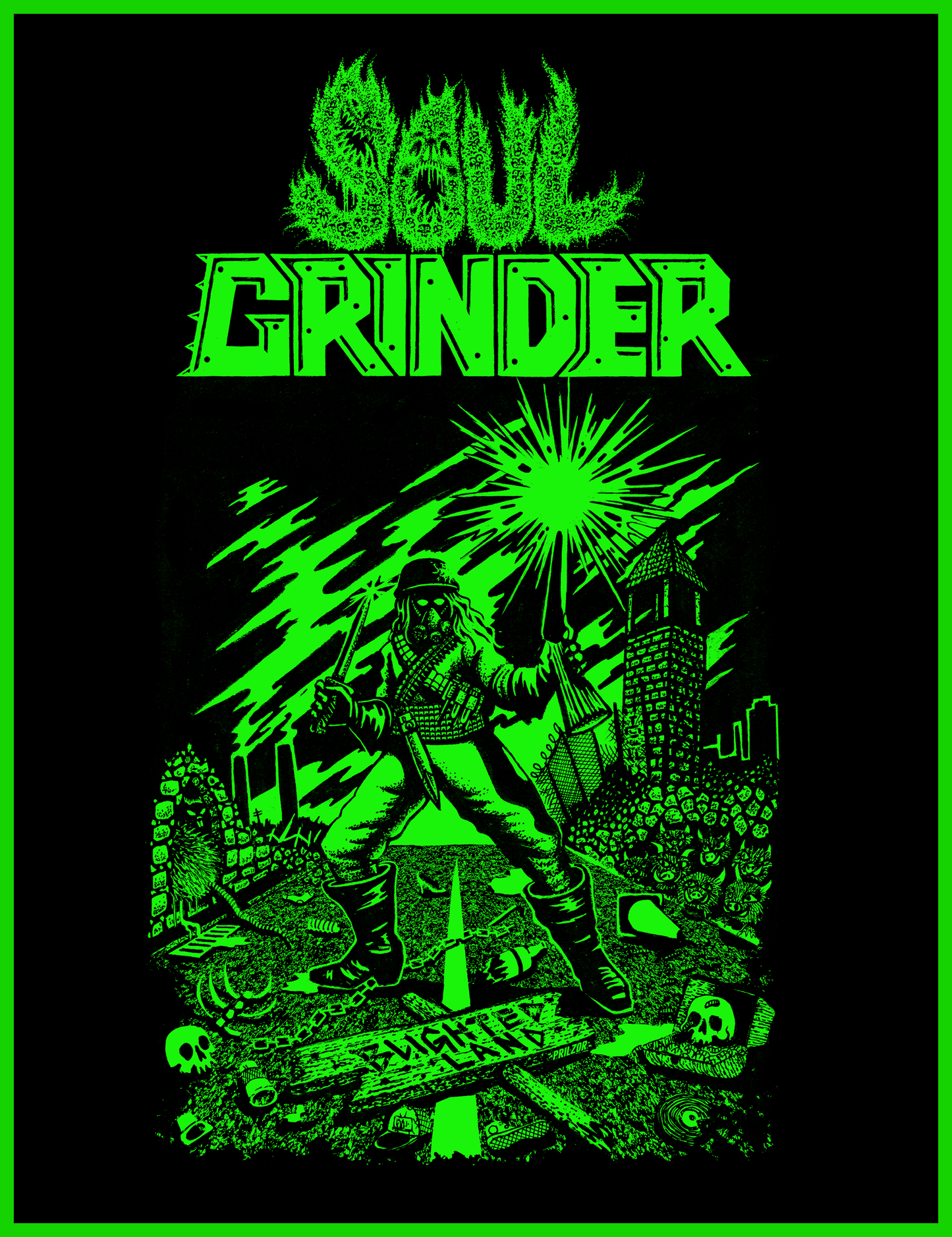 SOUL GRINDER BLIGHTED LAND BACK PATCH