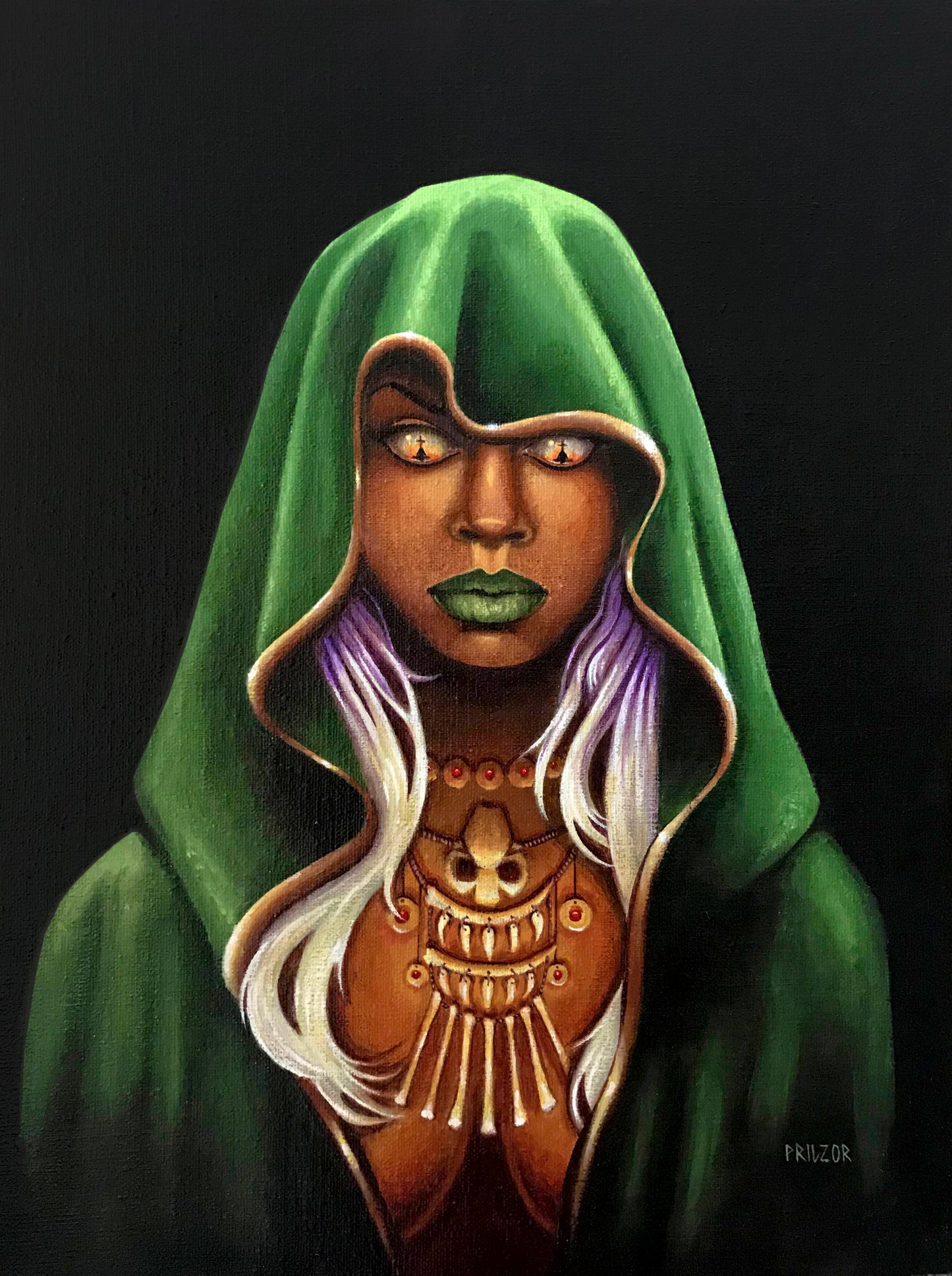 HEATHEN WOMAN ORIGINAL PAINTING