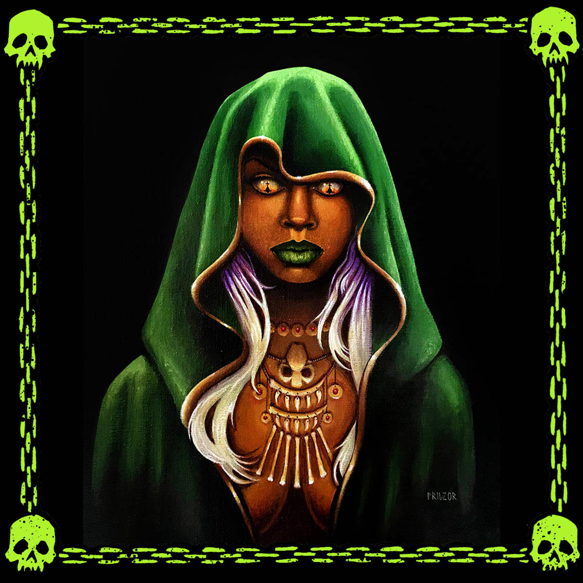 HEATHEN WOMAN ORIGINAL PAINTING