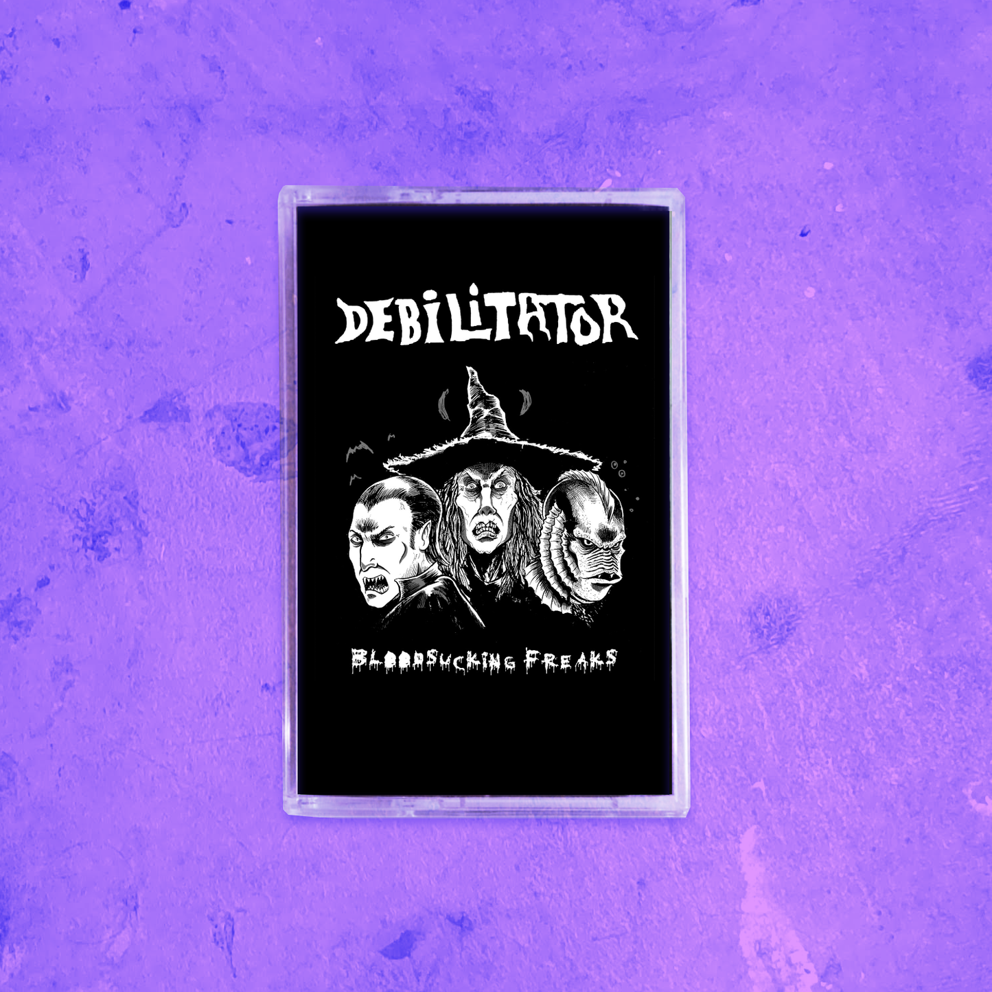 DEBILITATOR - BLOODSUCKING FREAKS CASSETTE TAPE