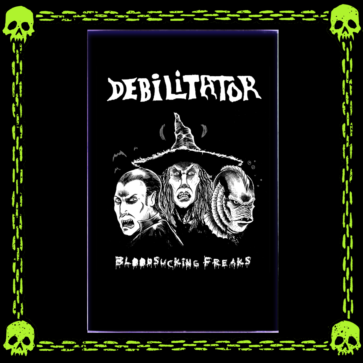DEBILITATOR - BLOODSUCKING FREAKS CASSETTE TAPE