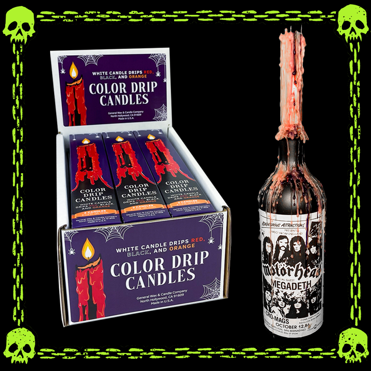 COLOR DRIP CANDLES