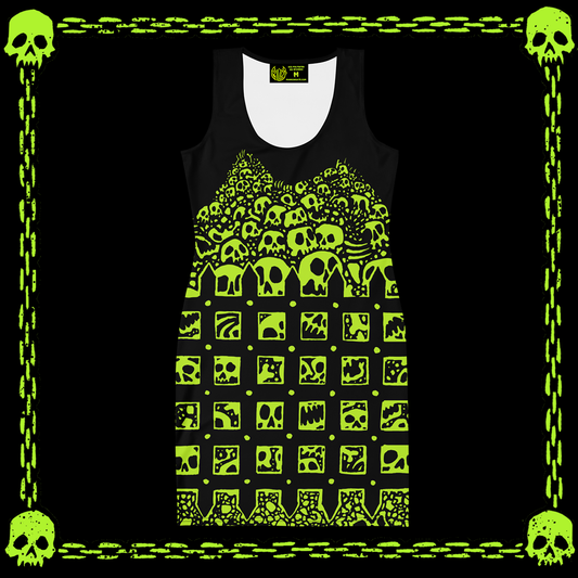 GATED SKULLS DRESS