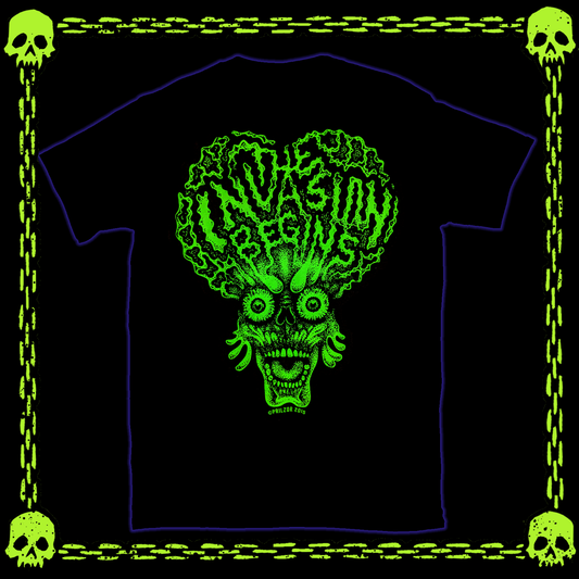 THE INVASION BEGINS T-SHIRT