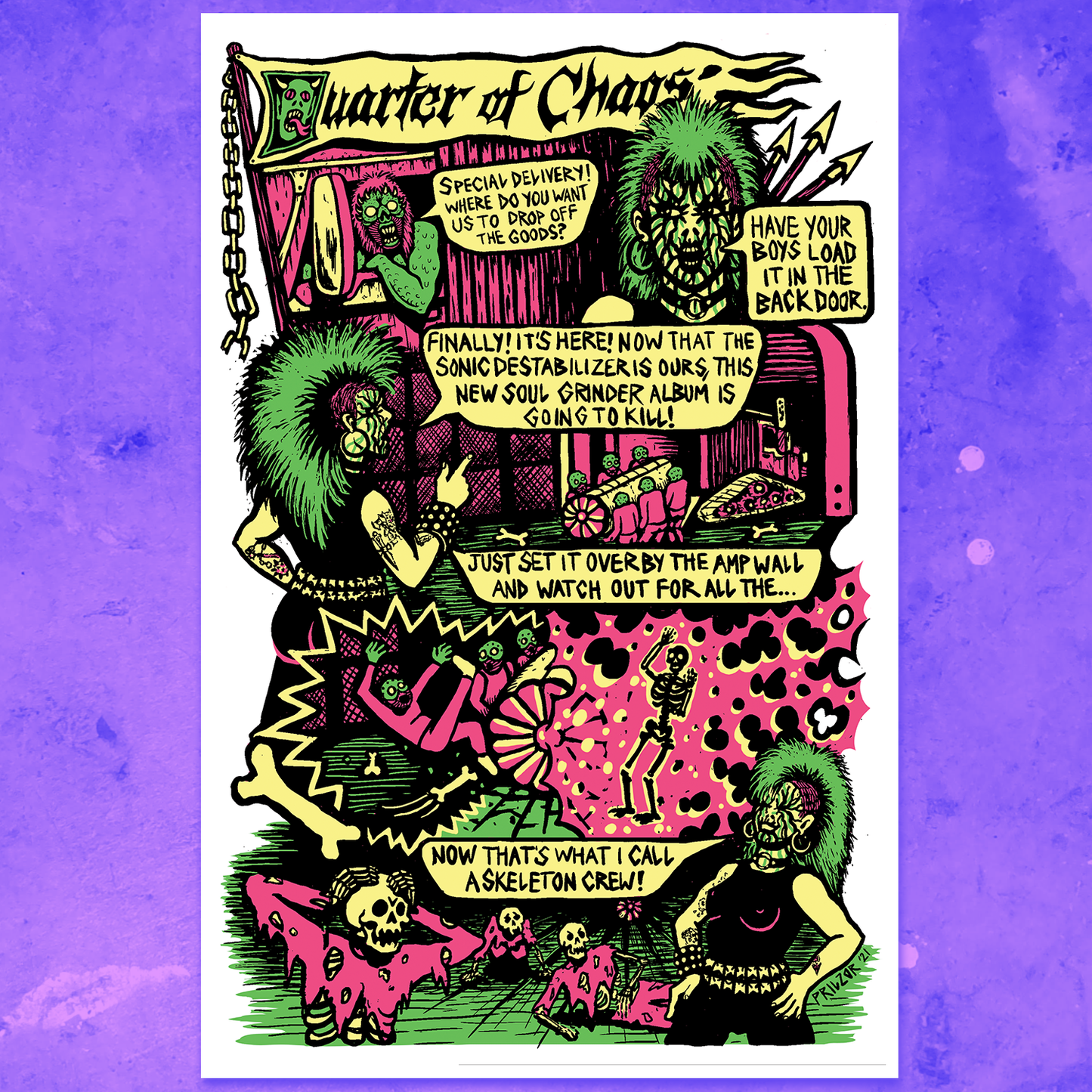 SOUL GRINDER QUARTER OF CHAOS #1 POSTER
