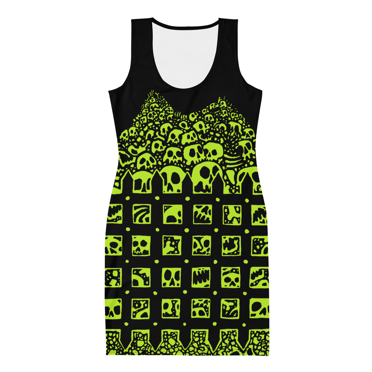 GATED SKULLS DRESS