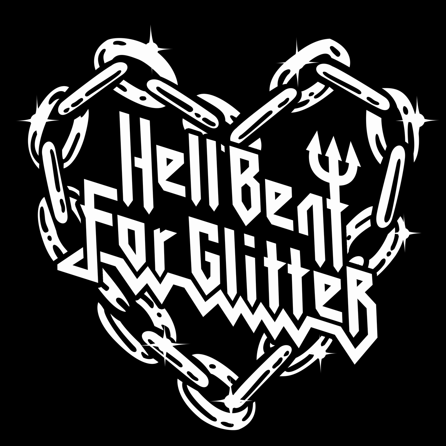 HELL BENT FOR GLITTER LOGO