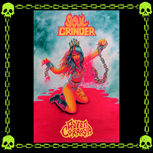 SOUL GRINDER QUEEN CORROSIA POSTER